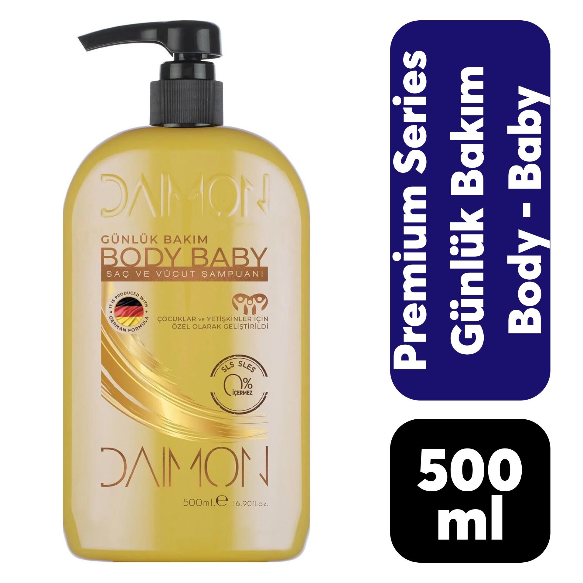 Daimon .Premium Şampuan 500 ml Body Baby