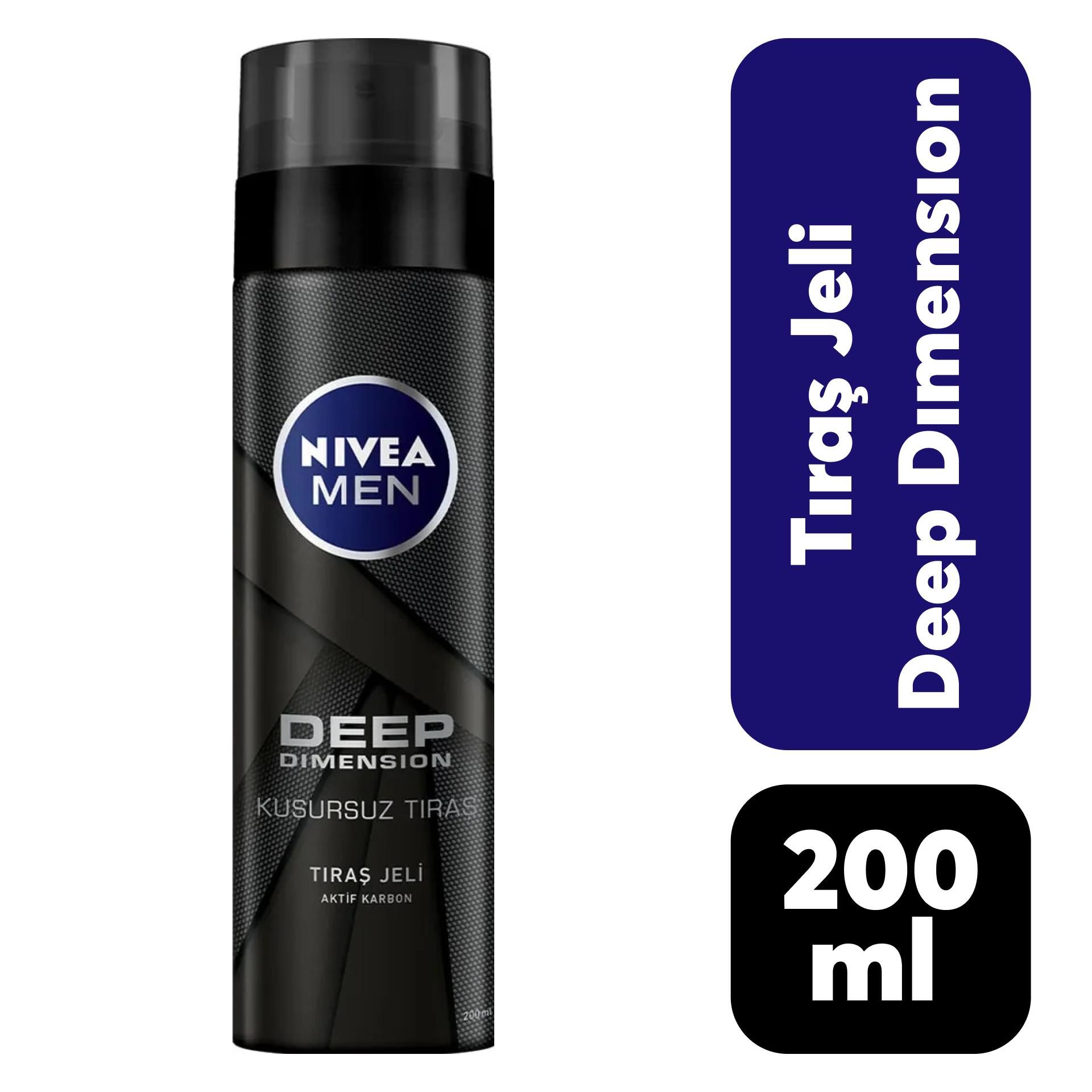 Tıraş Jeli Nivea 200 ml Deep Dimension