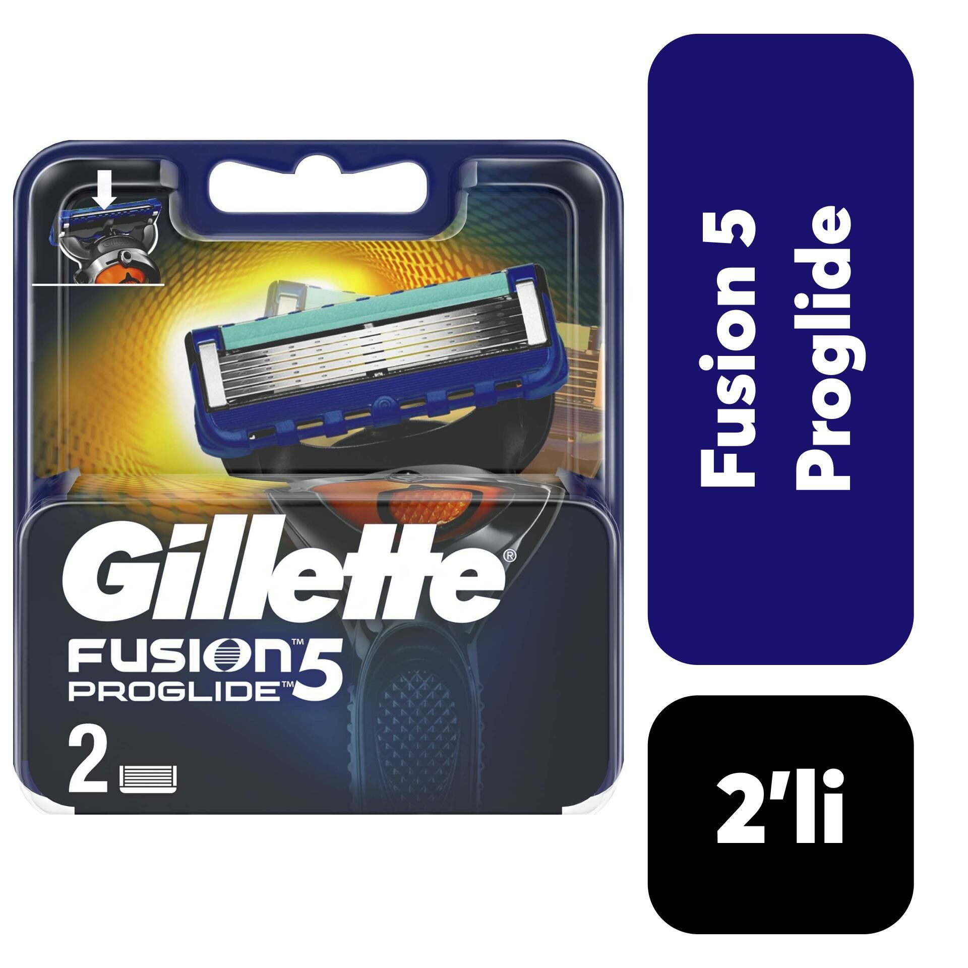 Gillette Yedek Başlık Fusion 5 Proglide 2'li