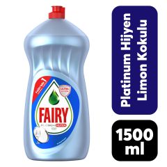 Fairy 1500 ml Sıvı Deterjan Platinum Hijyen Limon