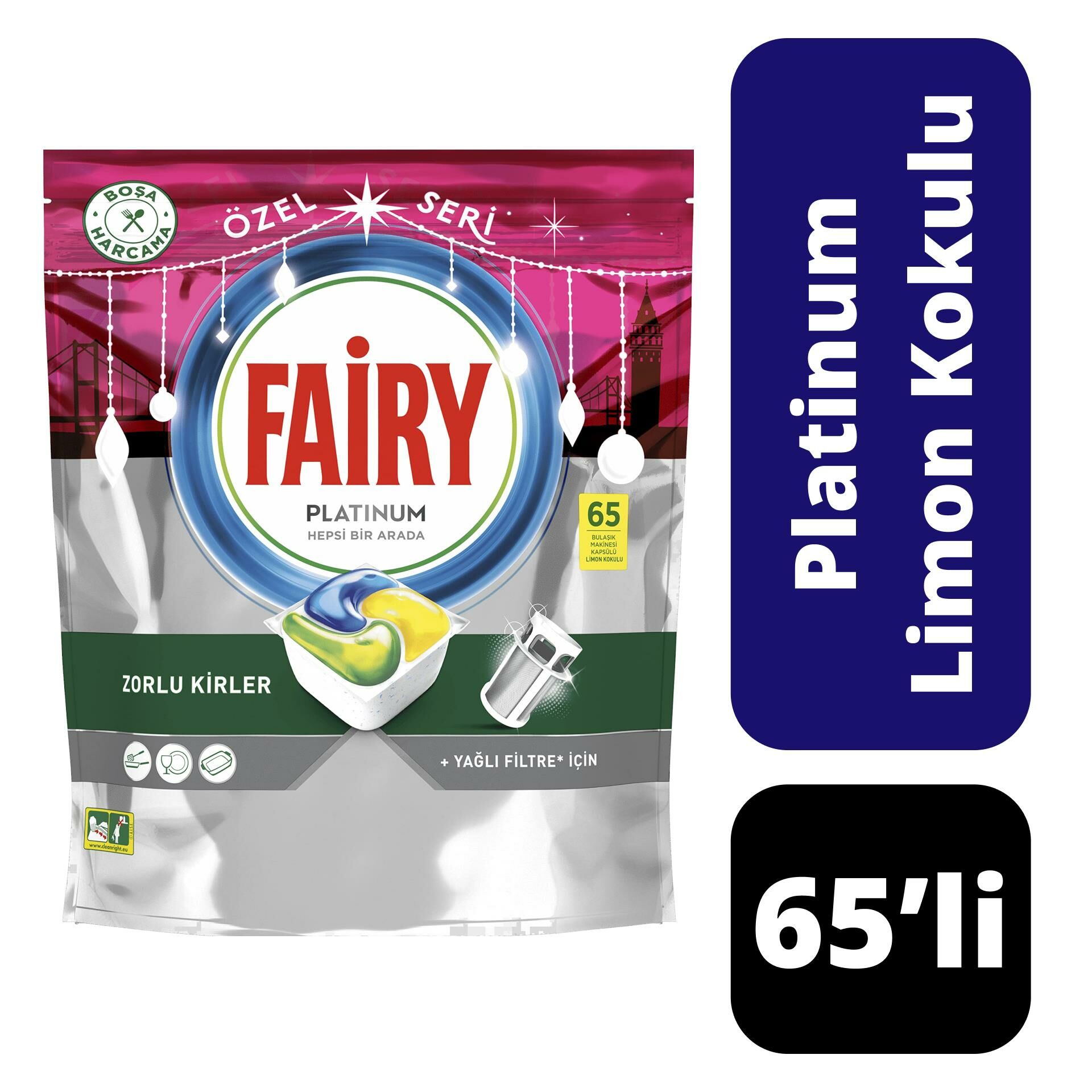 ...Fairy Platinum Ramazan Özel Seri Bulaşık Makinesi Kapsülü 65’li