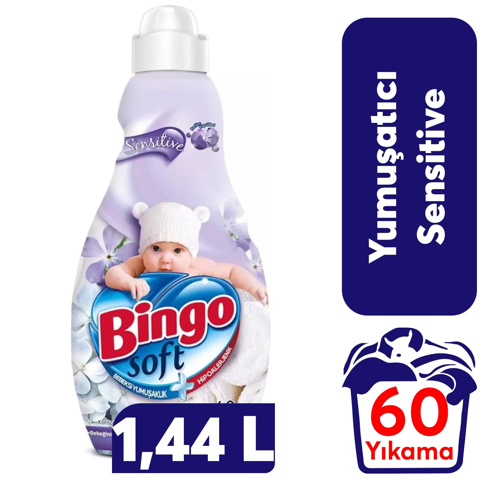 Bingo Soft Konsantre Yumuşatıcı 1440 ml Sensitive