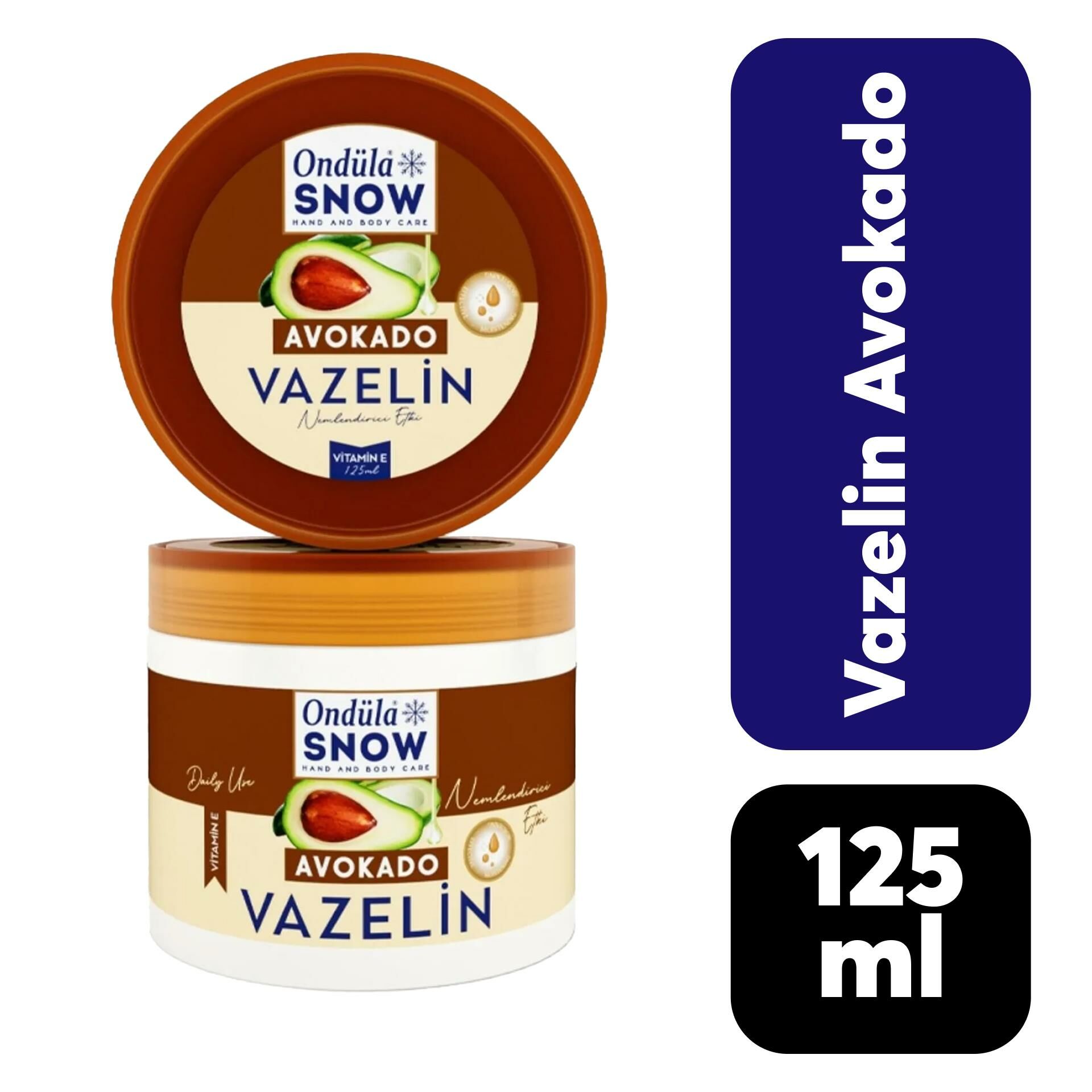 Ondüla Snow Vazelin 125 ml Avokado