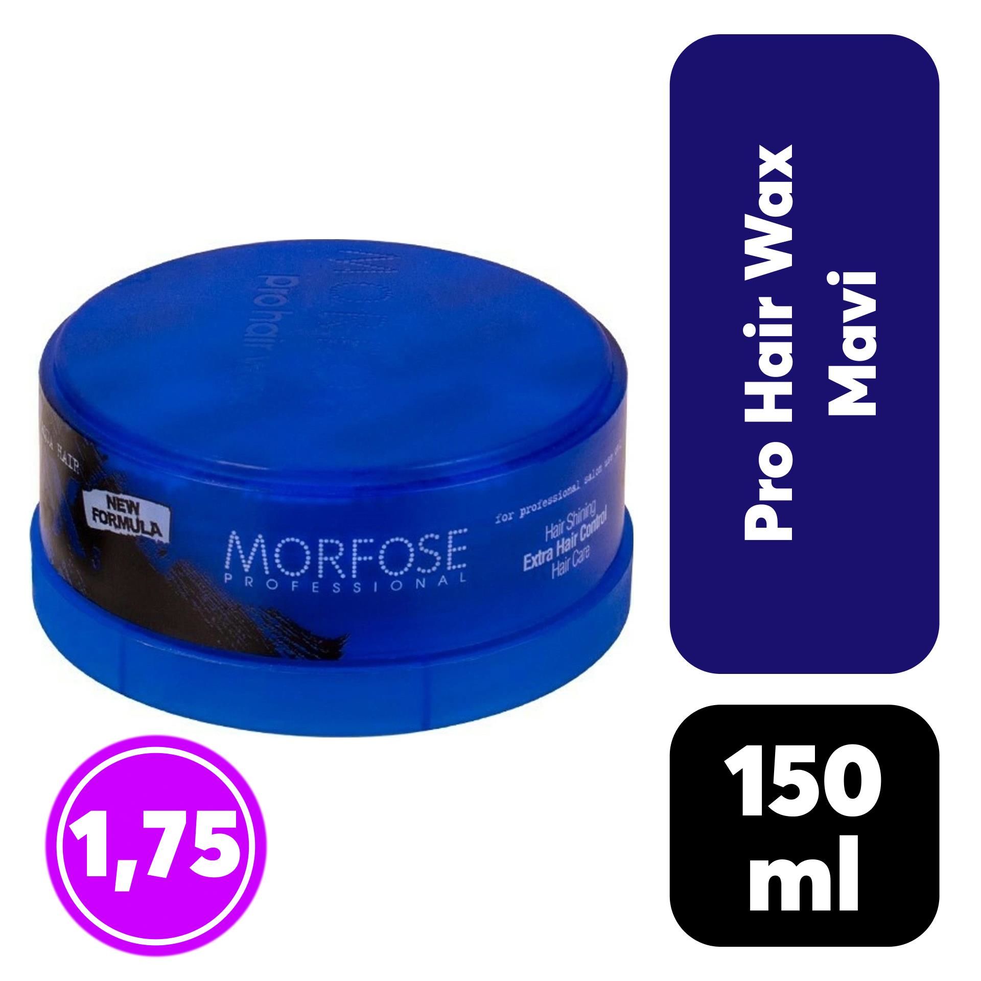 .Morfose Wax 150 ml Pro Hair Mavi