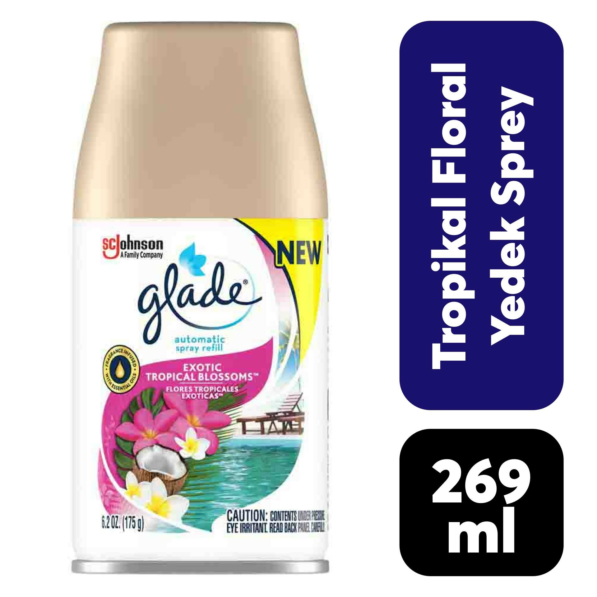 Glade Yedek Sprey 269 ml Tropikal Floral