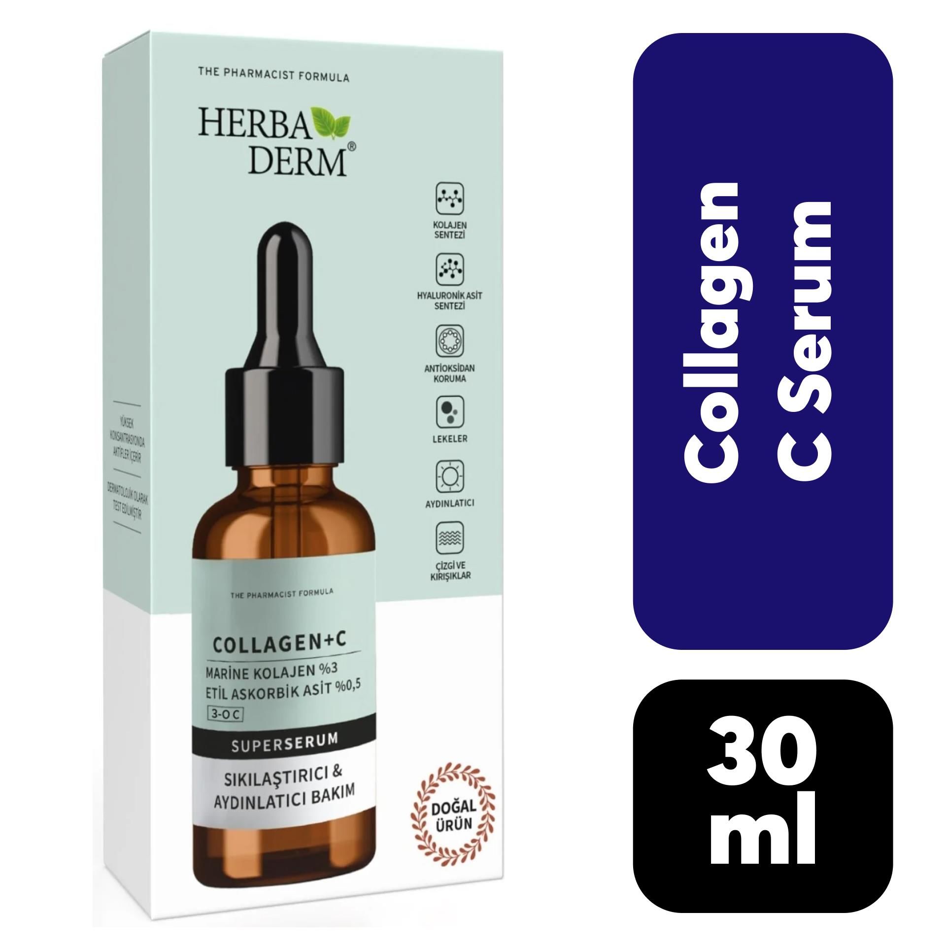 Herbaderm Collagen+C Serum 30 Ml