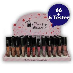 .Set Dudak Parlatıcı Cecile Matte Velvet 01