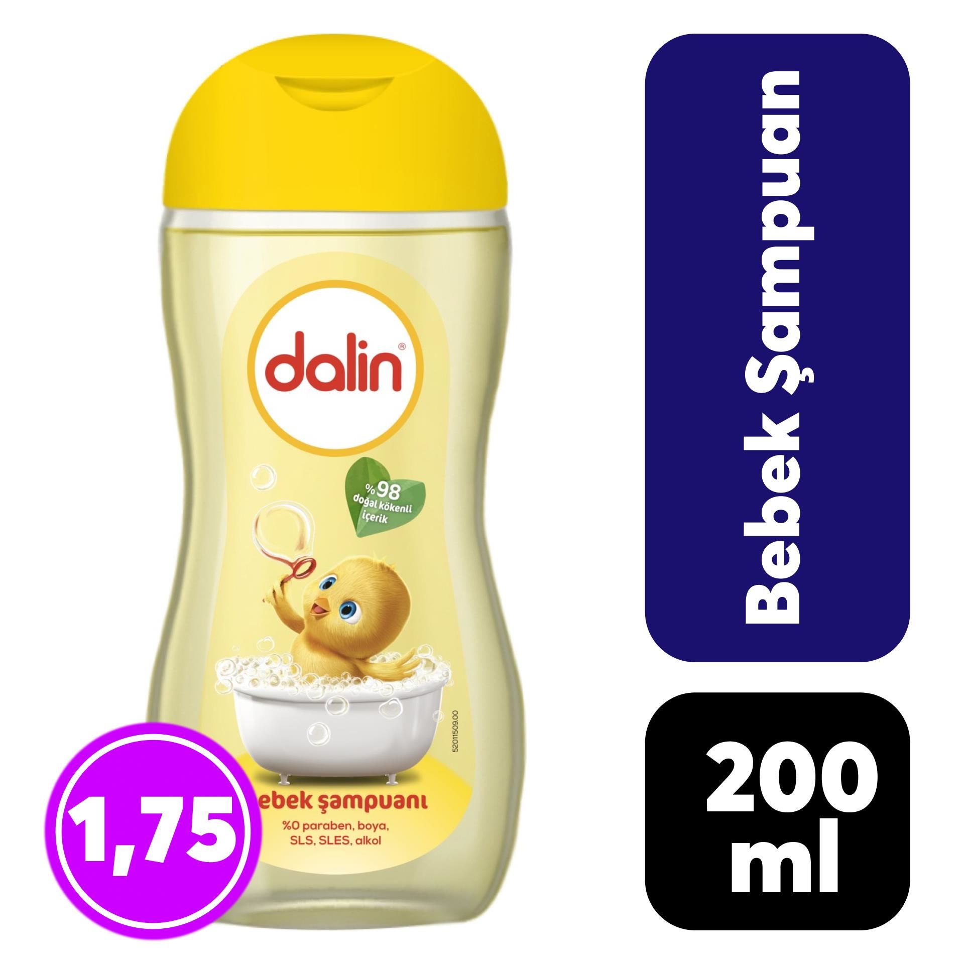 Şampuan 200 ml Dalin Bebek