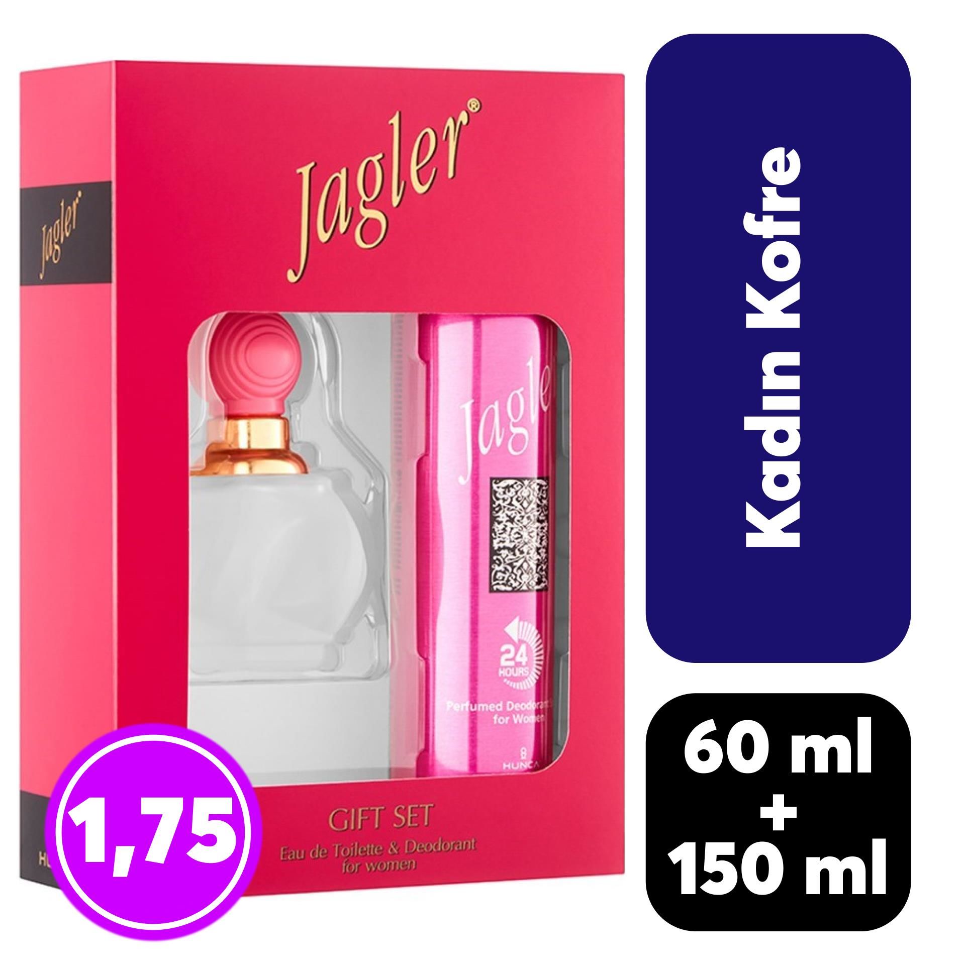Kofre Jagler Kadın Parfüm 60 ml + Deodorant 150 ml