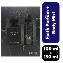 Kofre Tiaras Parfüm 100 ml + 150 ml Body Mist Faith
