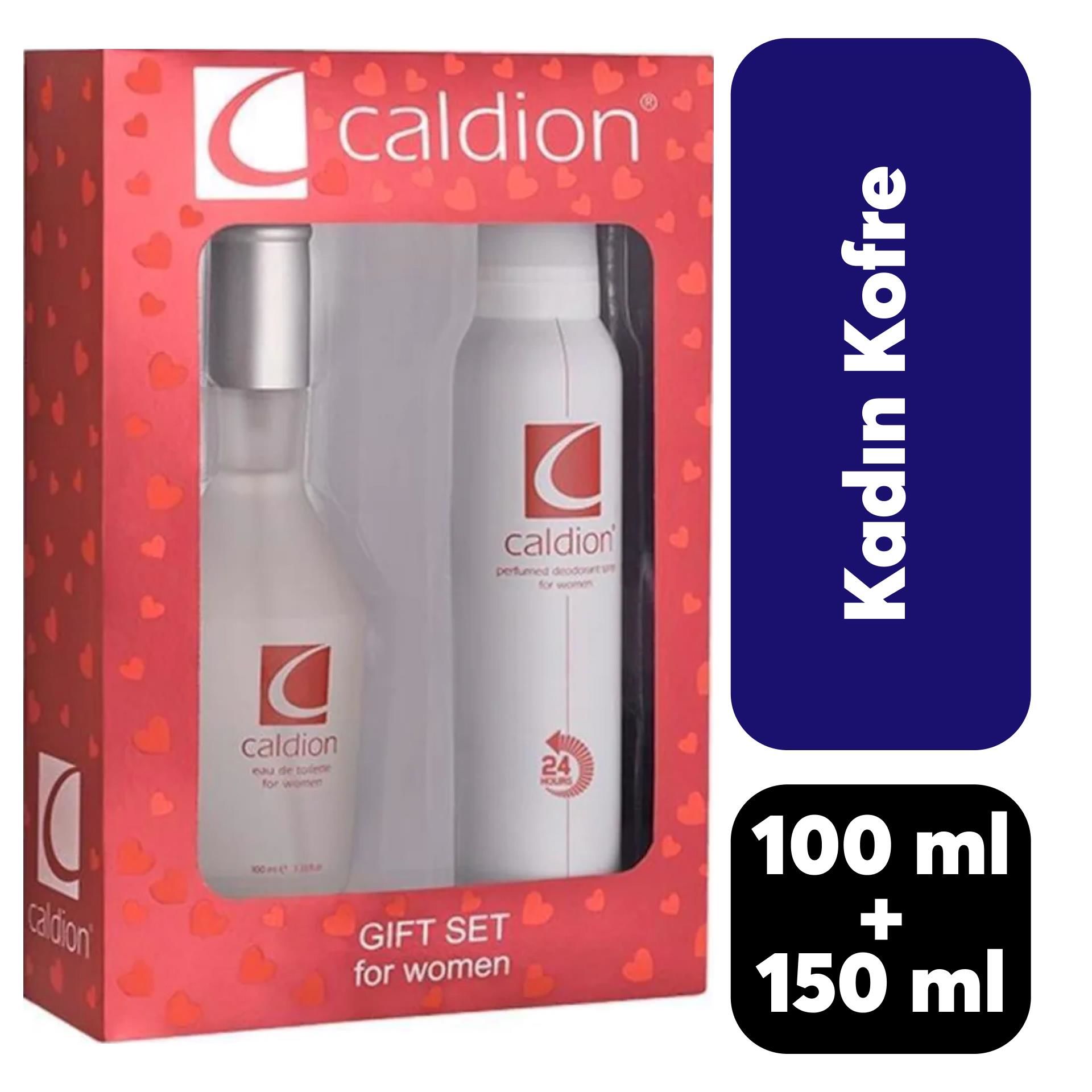 Kofre Caldion Kadın Parfüm 100 ml + Deodorant 150 ml