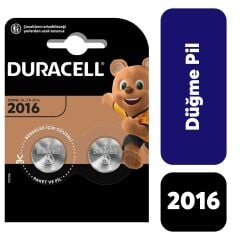 Duracell Düğme Pil 2'li 2016