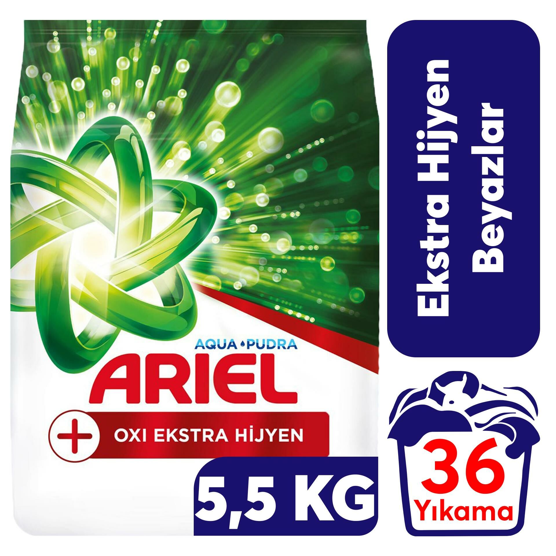 Ariel .5.5 Kg Oxi Beyaz Extra Hijyen