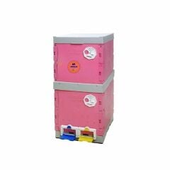 Happybees Ana Arı Yan Yana Girişli İki Katlı Çiftleştirme Kovanı