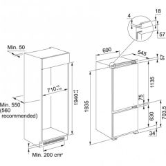 Franke FCB 400 V NE E Beyaz Ankastre Buzdolabı