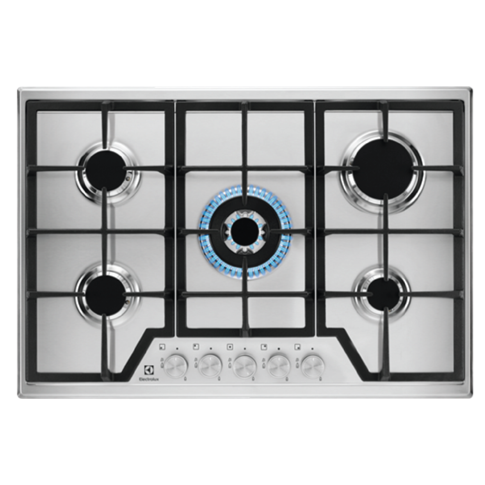 Electrolux KGS7536SX 75 cm Wok Gözlü Inox Ankastre Ocak - TEŞHİR