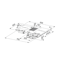 Franke Mythos FMY 839 HI 2.0 Black Davlumbazlı İndüksiyonlu Ankastre Ocak