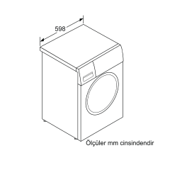 Siemens WN54A2X1TR 1400 Devir 10 kg / 6 kg Kurutmalı Çamaşır Makinesi (İSTANBUL İÇİ SATIŞ)