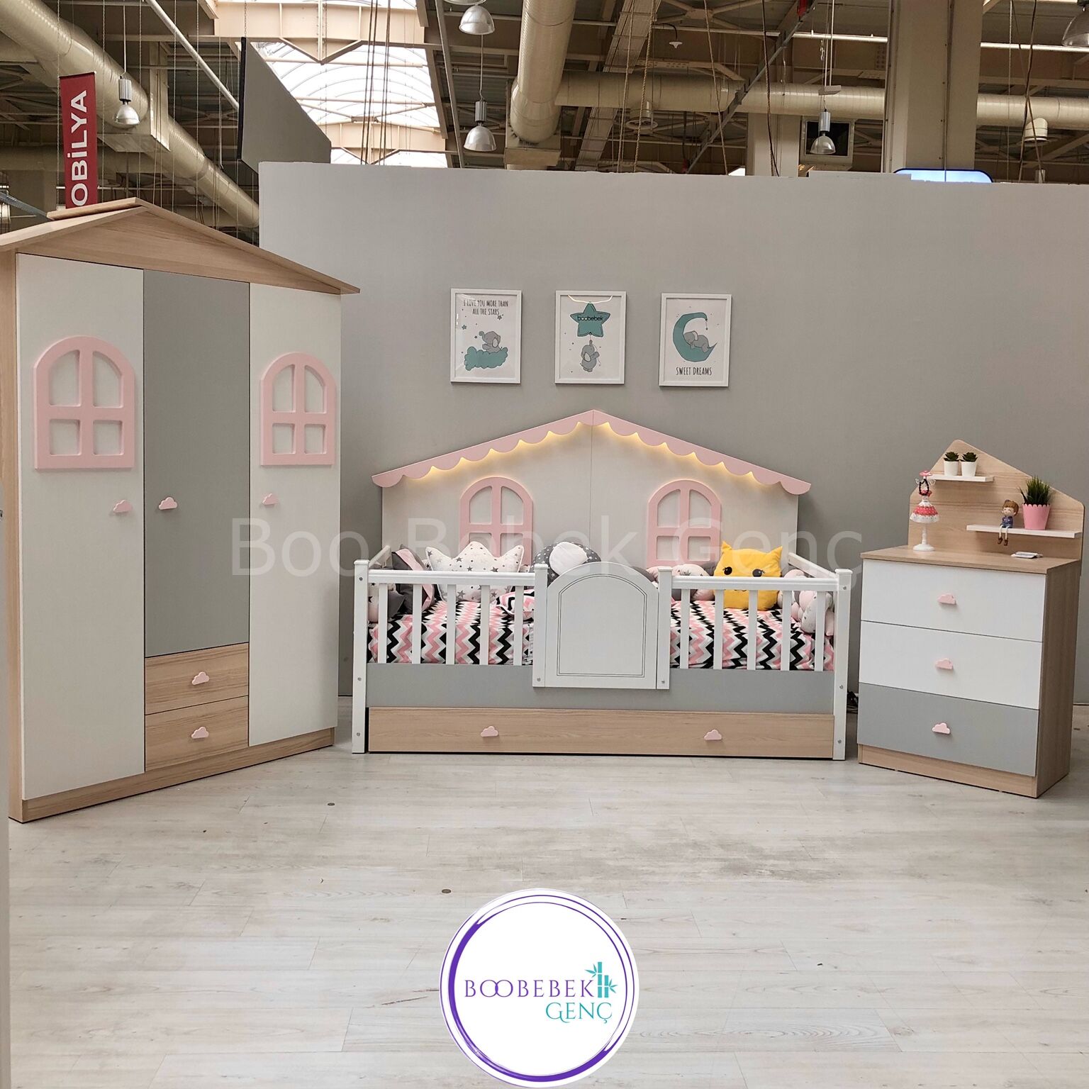 Nora Pink Montessori Çocuk Odası