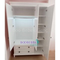 Lorena MDF Lake 3 Kapılı Dolap