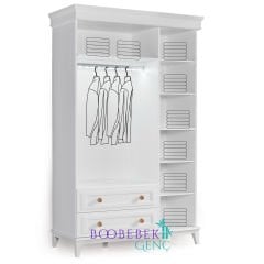 Lorena MDF Lake 3 Kapılı Dolap