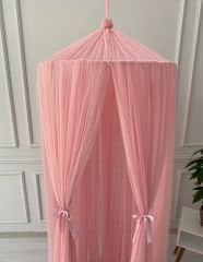 Toz Pembe Tül Cibinlik