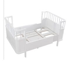 Venüs MDF Oval Büyüyen Beşik - Beyaz