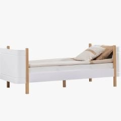 Roma Oval MDF Karyola, Meşe