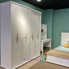 Milano MDF Lake 4 Kapılı Dolap