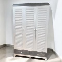 Zenia 3 Kapılı Dolap, Gri