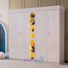 Myra 4 Kapılı Kitaplıklı Dolap