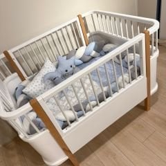 Lorena & Milano Meşe MDF Bebek Odası, Yatak Dahil!