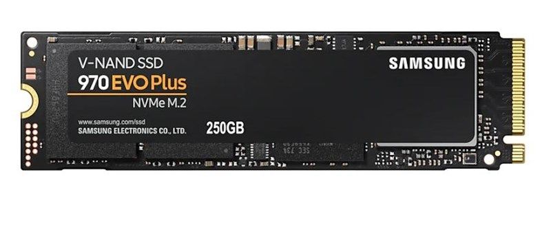 Samsung 970 Evo Plus 250GB NVMe M.2 SSD -3500/2300