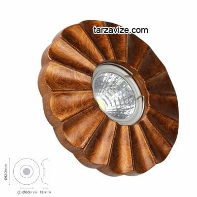 Tarzavize TR3020 Sıva Altı Dekoratif Porselen Led Spot Armatür Beyaz-Günışığı Işık