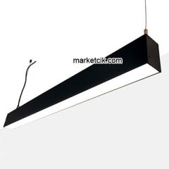 Tarzavize 2 metre 64 Watt Beyaz Işık Linear Led Aydınlatma, Mimari Led Aydınlatma Tavana Sıfır Montaj - Beyaz Kasa