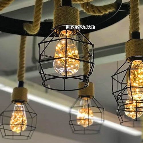 Tarzavize Dekoratif 3 watt Peri Led Rustik Ampul ST64 Armut
