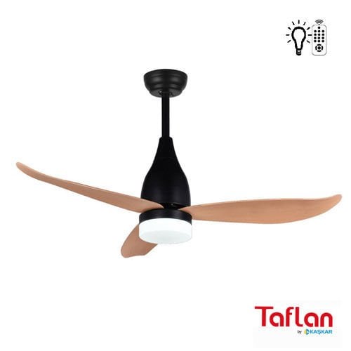 Kaşkar-Taflan D52070 Uzaktan Kumandalı 3 Kanatlı Aydınlatmalı Tavan Vantilatörü