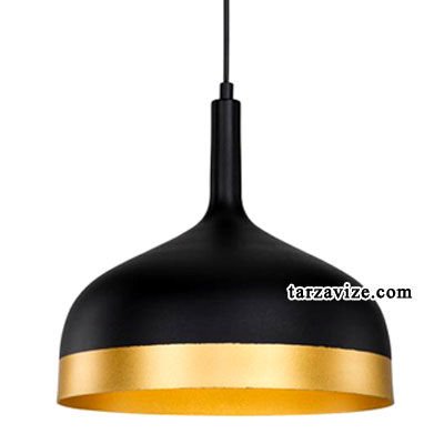 Cata CT-8200 Dekoratif Siyah Tekli Retro Modern Sarkıt Tarz Avize