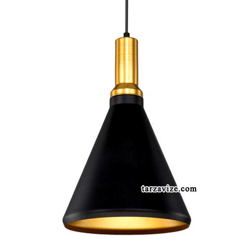 Cata CT-8206 Siyah Tekli Retro Modern Tarz Avize