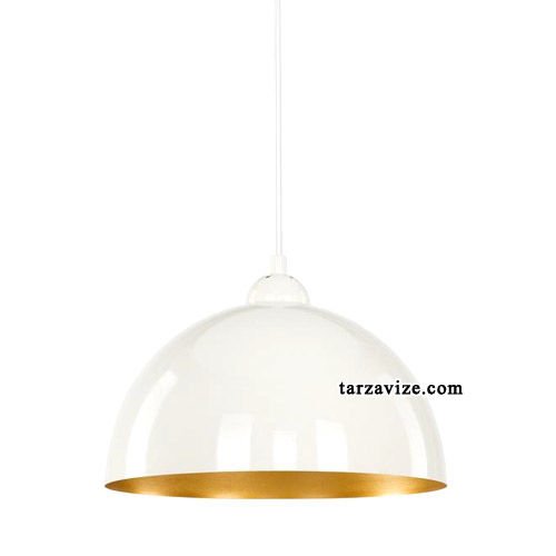 Cata CT-8233 Beyaz Tekli Retro Modern Tarz Avize