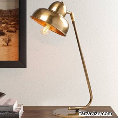 Tarzavize Dekoratif Eskitme Retro Masa Lambası