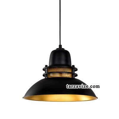 Cata CT-8248 Dekoratif Siyah Tekli Retro Modern Sarkıt Tarz Avize