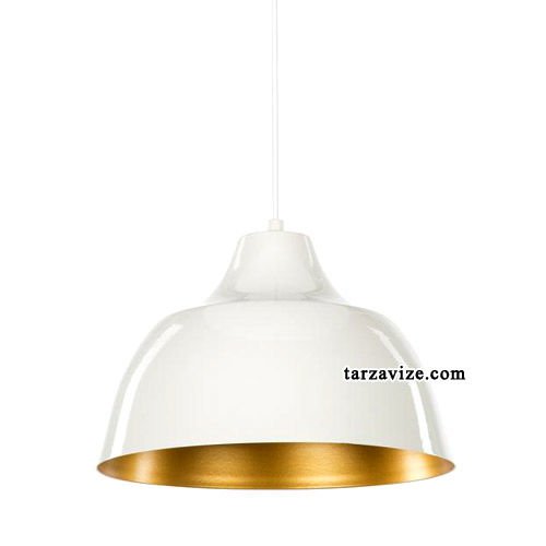 Cata CT-8266 Beyaz Tekli Retro Modern Tarz Avize
