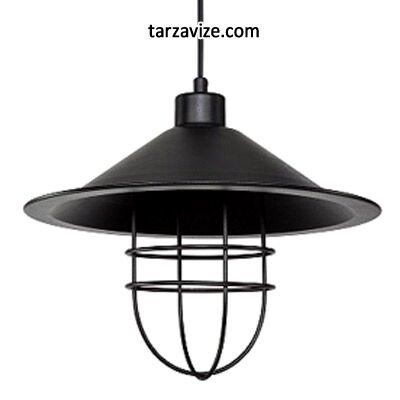 Cata CT-8296 Siyah Tekli Retro Modern Tarz Avize