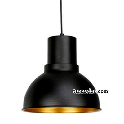 Cata CT-8101 Dekoratif Siyah Tekli Retro Modern Sarkıt Tarz Avize