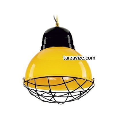 Cata CT-8307 Sarı Tekli Retro Modern Tarz Avize