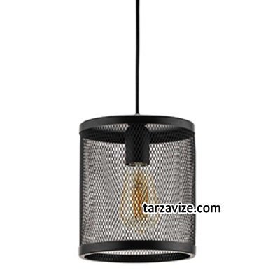 Cata CT-8315 Izgaralı Dekoratif Siyah Tekli Retro Modern Tarz Avize