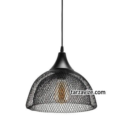 Cata CT-8310 Izgaralı Dekoratif Siyah Tekli Retro Modern Tarz Avize