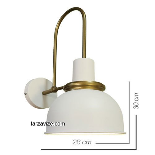 Tarz Avize TAP35 Dekoratif Beyaz Retro Modern Duvar Aplik