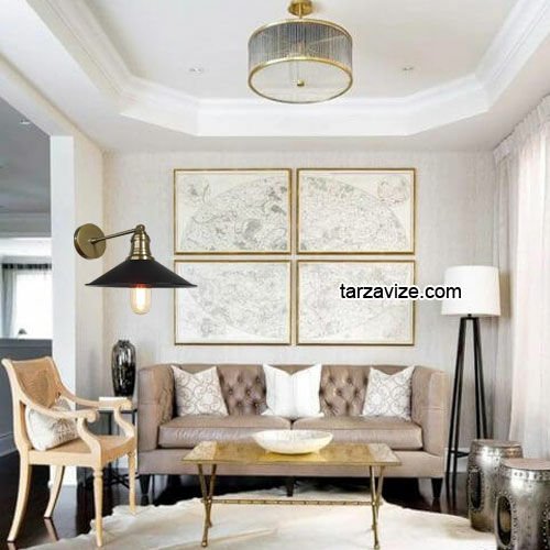 Tarz Avize TAP38 Dekoratif Siyah Retro Modern Duvar Aplik